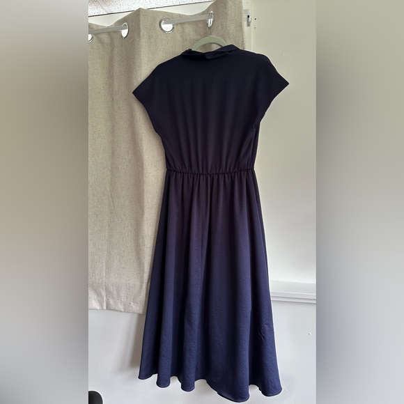 Gal Meets Glam Midi Dress, Navy Blue, Size 4 - Picture 2 of 5